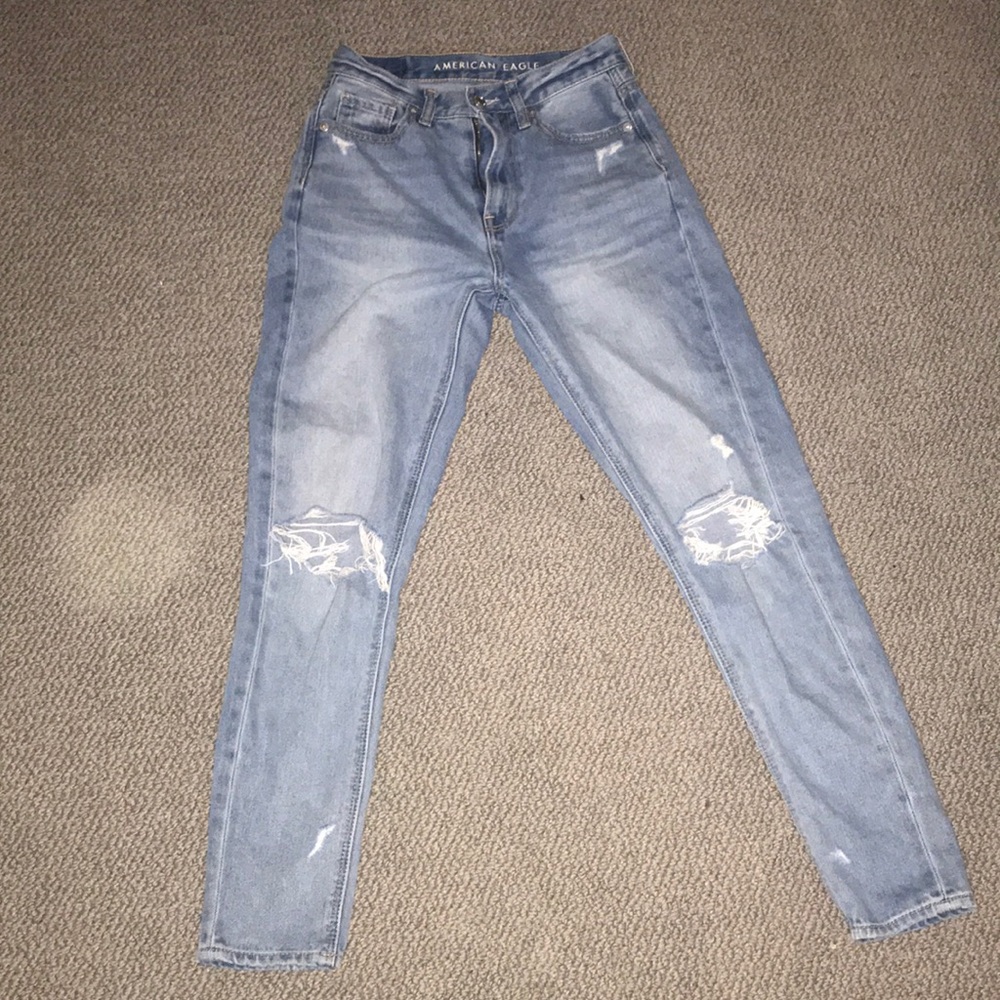 american eagle mom jeans